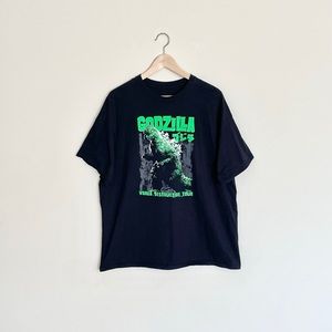 NEW Godzilla World Destruction Tour Graphic Black T Shirt Adult size XL